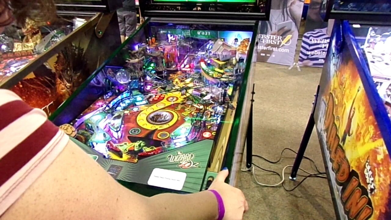 Jessie playing Wizard of Oz at Pintastic 2017