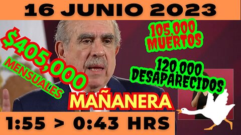 💩🐣👶 AMLITO | Mañanera *Viernes 16 de Junio 2023* | El gansito 1:55 a 0:44.