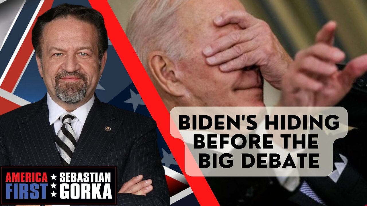 Biden's hiding before the big debate. Boris Epshteyn with Sebastian Gorka on AMERICA First