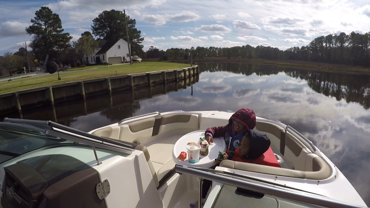 Blasian Babies Family Winter Boating!