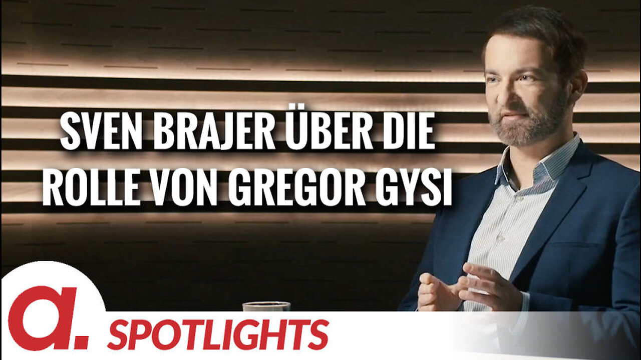 Spotlight: Sven Brajer über die Rolle und Entwicklung vom linken Urgestein Gregor Gysi