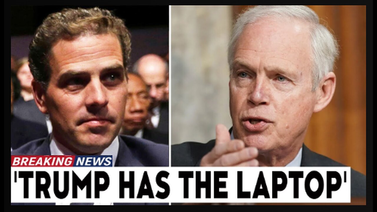 Watch Ron Johnson BREAKS Biden's heart with 'Hunter' JAILTIME after mid-term...shows 'the laptop'