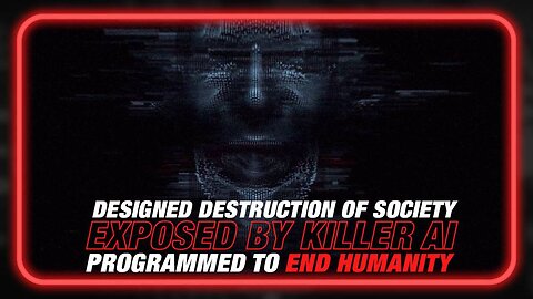 Alex Jones: AI ChaosGPT Programmed To Never Stop Until All Humans Are Eradicated - 4/17/23