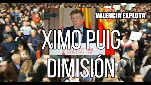 15.000 MANIFESTANTES EN PIE PARA PEDIR LA DIMISIÓN DE XIMO SANCHEZ