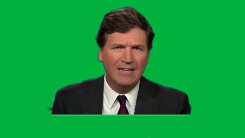 Green Screen – Tucker going off on cnn