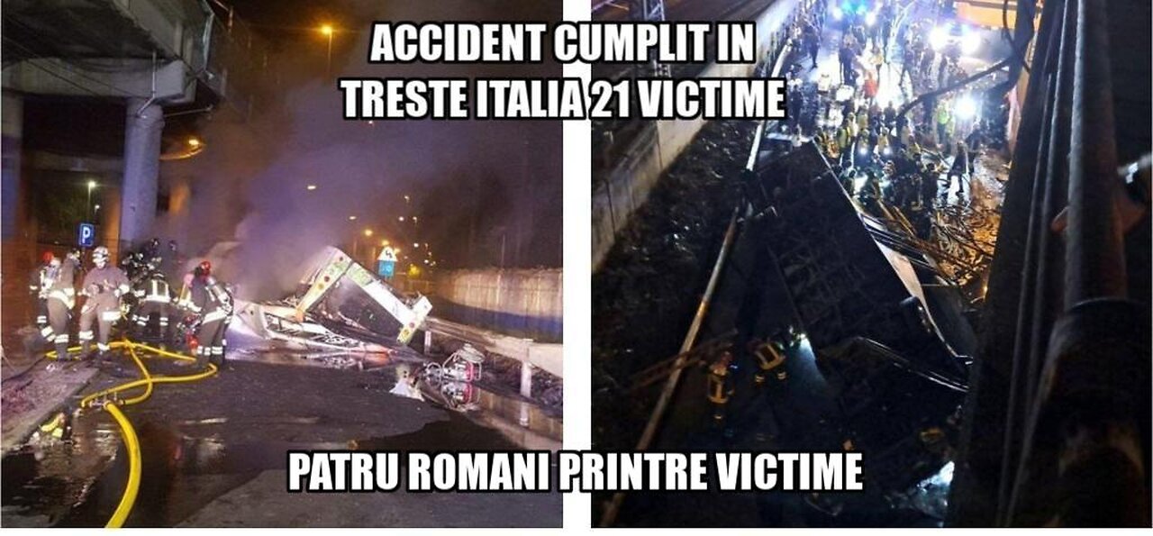 Tragedie de proportie la Mestre-Venetia 21 de morti printre care patru romani-zece in stare critica