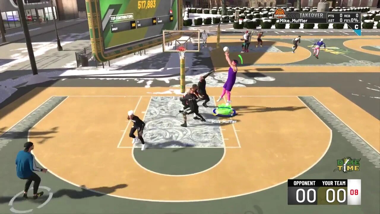 Nice Fadeaway Inside #2k20 #Park #3s #Babydoll