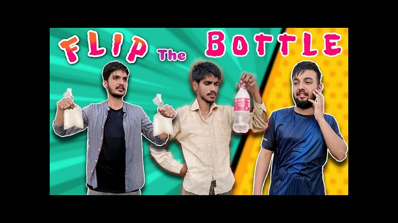 FLIP THE BOTTLE || Gone Wrong || बोतल चुनौती पलटें || #flipthebottle #challengegame Vibes 4 Fun