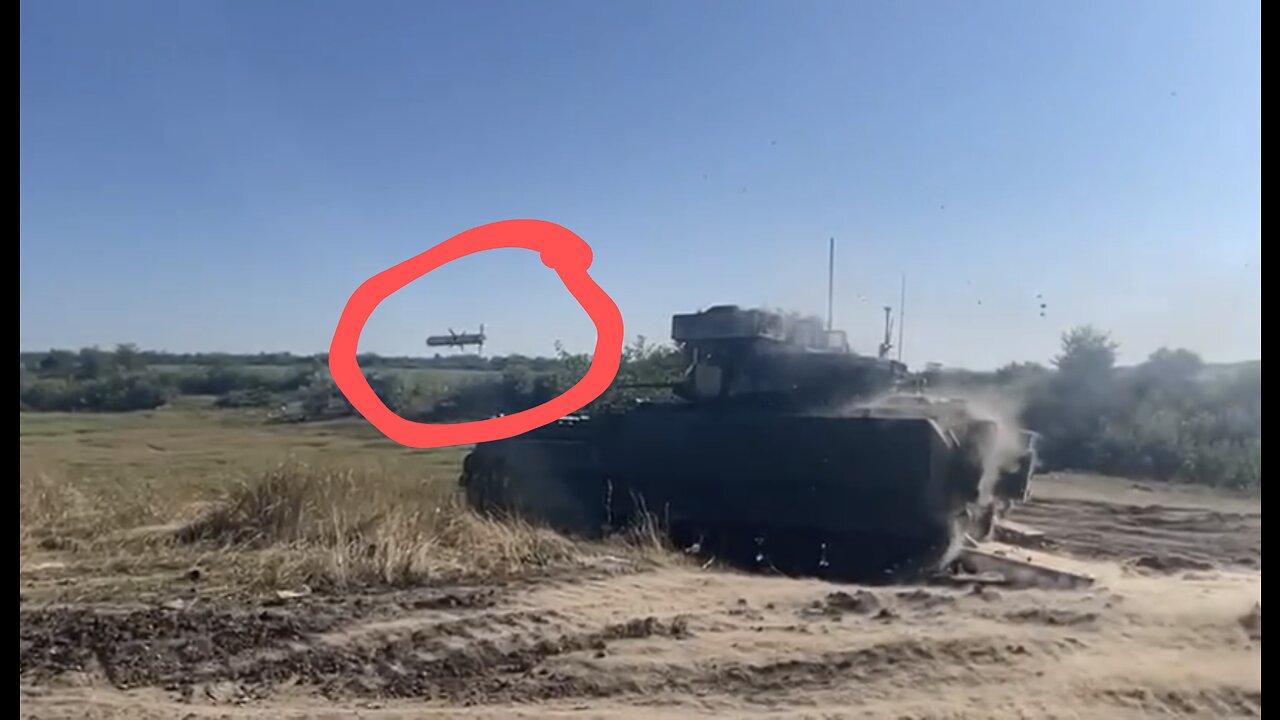 M3 Bradley - TOW missile launch in Ukraine