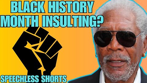 "IT'S AMERICAN HISTORY!"┃Morgan Freeman DESTROYS Black History Month