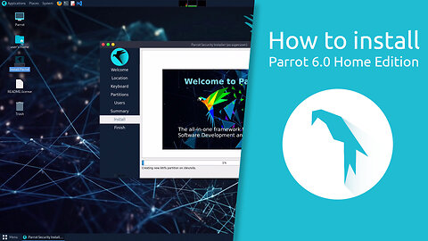 How to install Parrot 6.0 Home Edition
