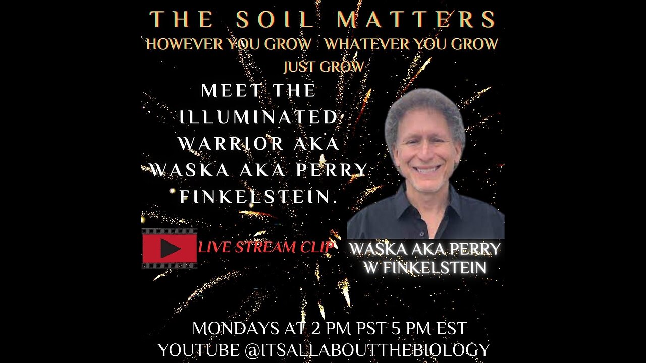 Meet The Illuminated Warrior aka Waska aka Perry Finkelstein.