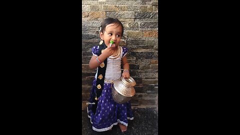 Kids ethnic wear boy kid wearing girl dress