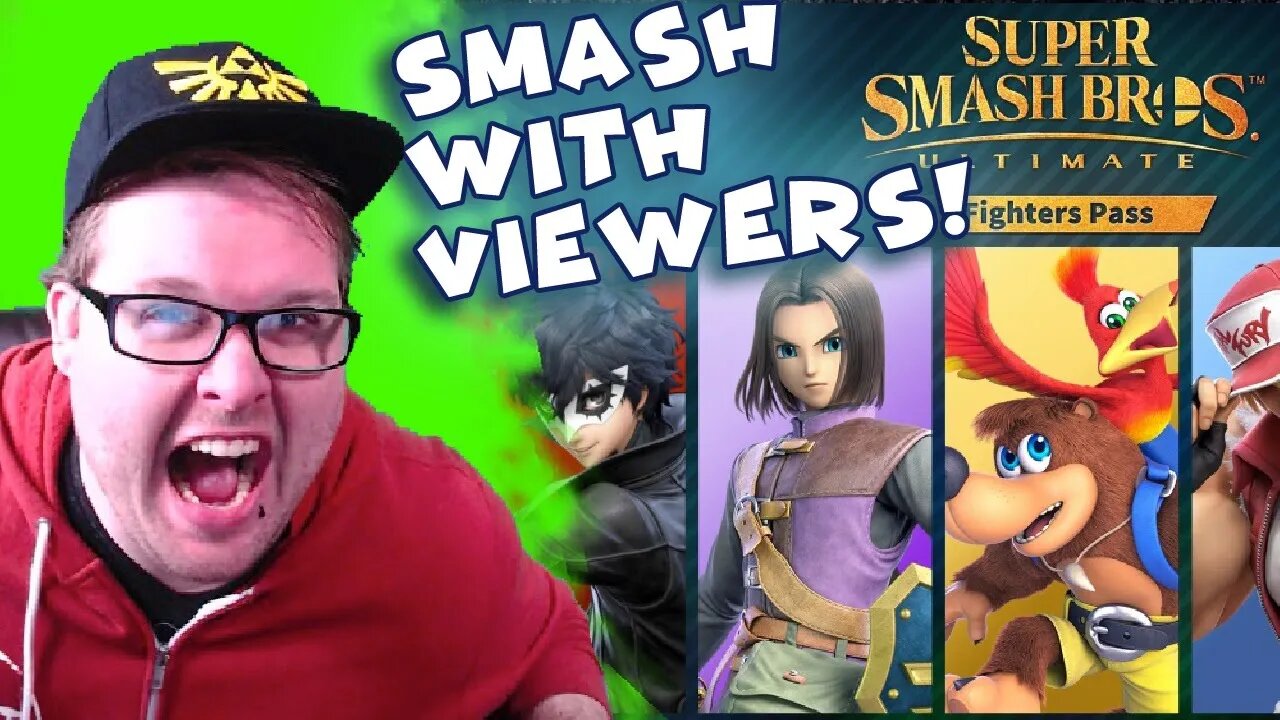 Super Smash Bros Ultimate with Viewers! Live Stream in The Basement