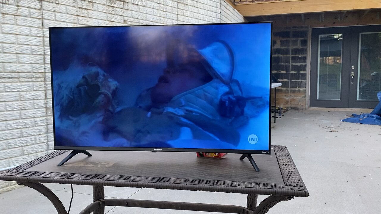 Relaxing outside