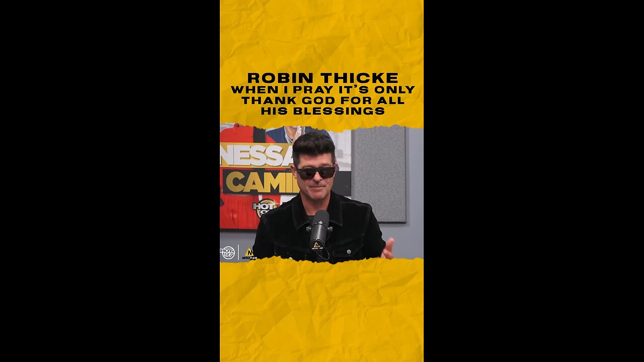 @robinthicke When I pray it’s only thank god for all his blessings