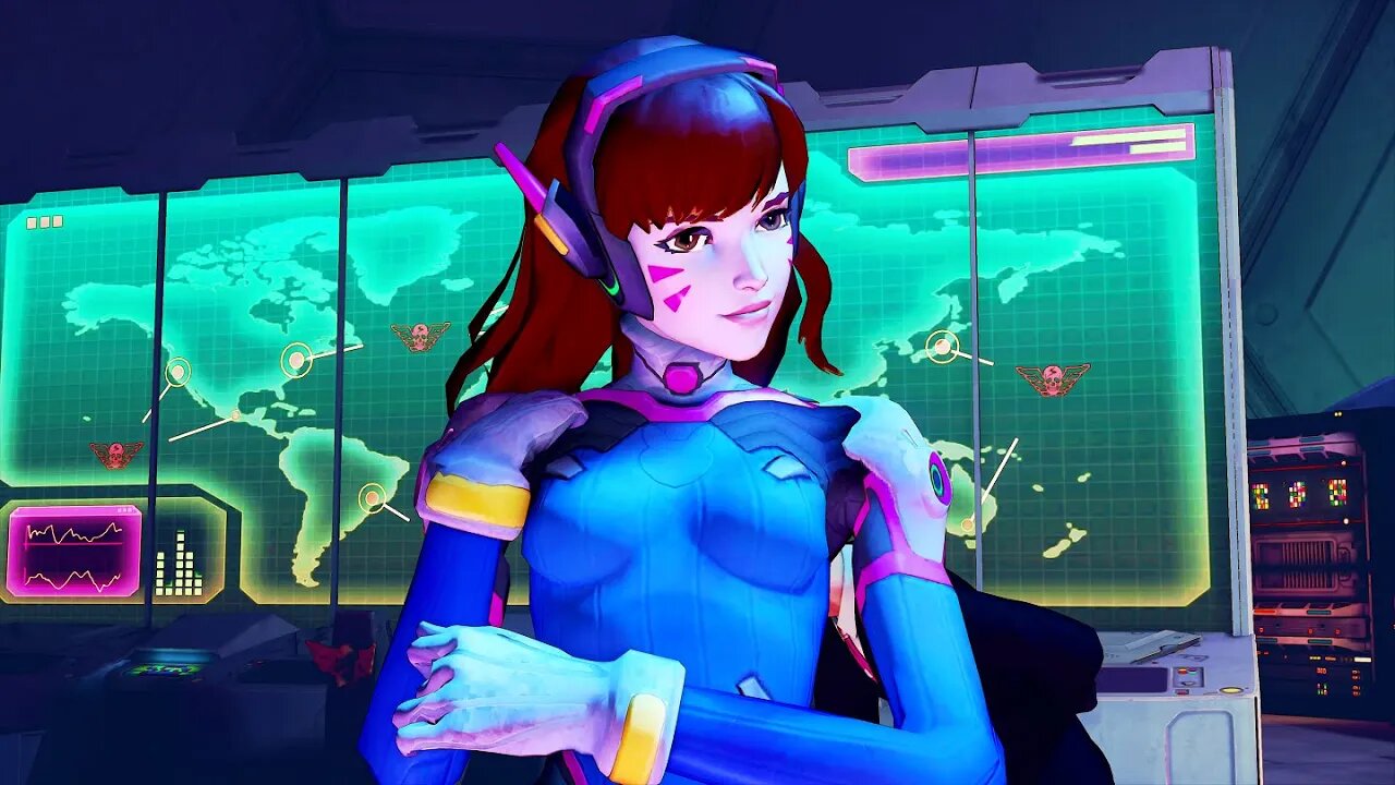 Street Fighter V Karin as Dva from Overwatch mod [4K]