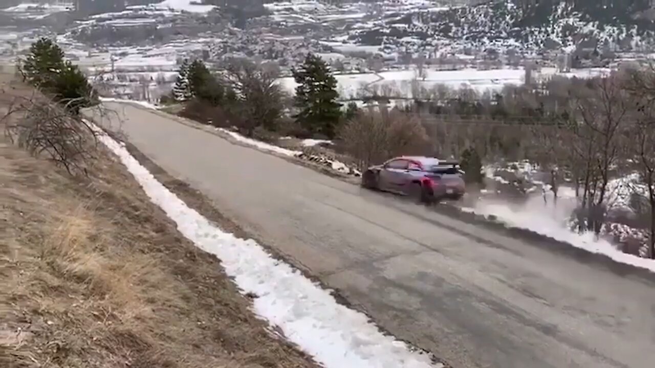 OTT TANAK CRASH RALLYE MONTE CARLO 2020