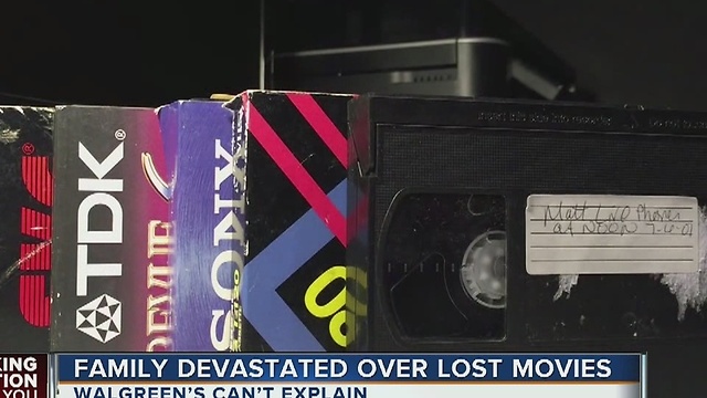 Retailer loses family's VHS tapes with more than 20 years of memories