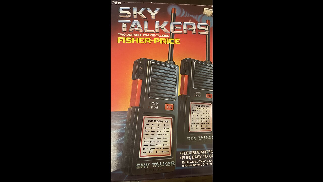 1983 Sky Talker Walkie Talkies