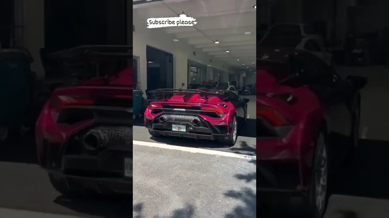 Lamborghini SVJ63 starting sound 😈👹 #onepercent_clubb #lamborghini #svj63 #ytshorts