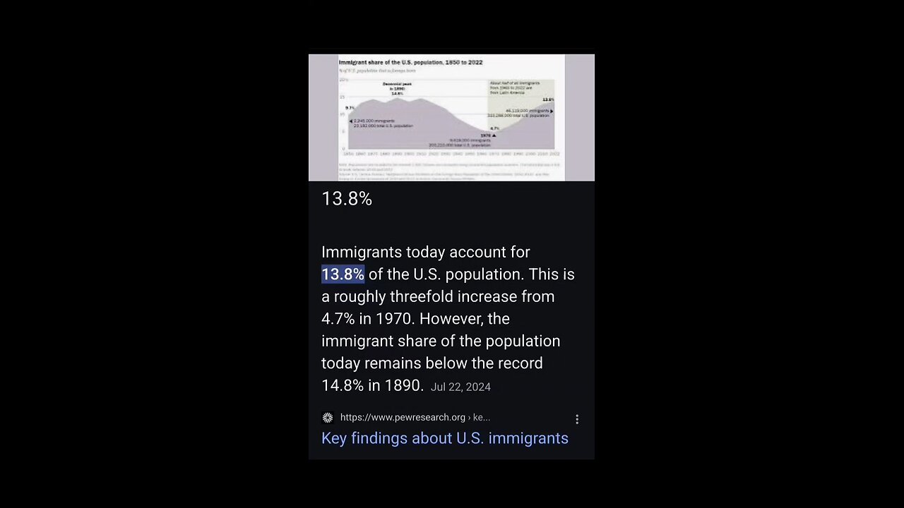 but our ancestors weren't immigrants...