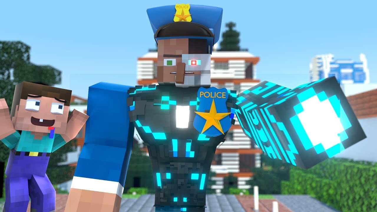 The Minecraft life RoboCop Minecraft Animation