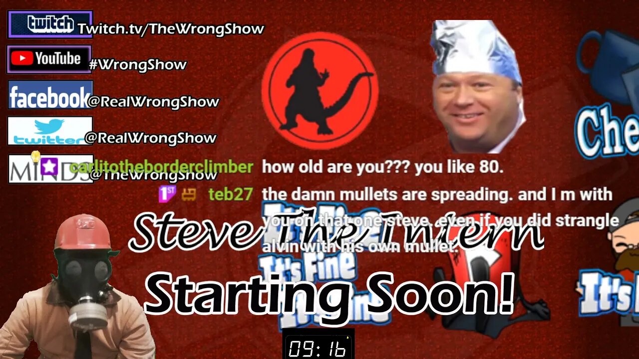 ------Steve is here------Whats going on? #Streamcaster #WrongShow