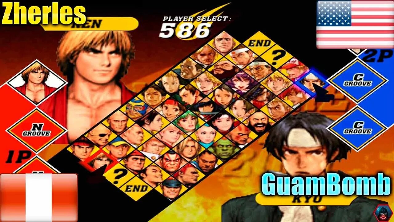 Capcom Vs. SNK 2 Mark Of The Millennium 2001 (Zherles Vs. GuamBomb) [Peru Vs. U.S.A.]