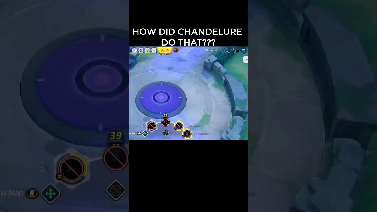 HOW DID CHANDELURE DO THAT???🤣🤣 POKÉMON UNITE #shorts