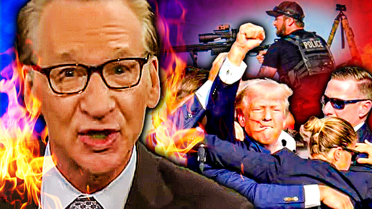 Bill Maher Doesn't Think God Spared Trump!!!