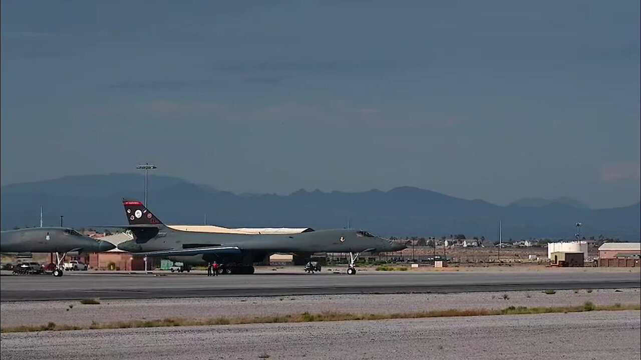 Aerial refueling F-35 and B-1 Red Flag 23-3