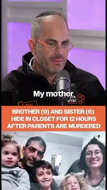 These 2 kids spent hours hiding in a closet after watching their parents murdered!