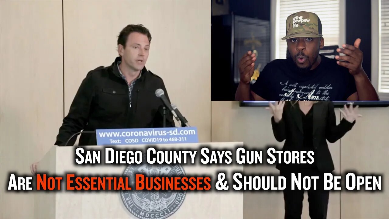 San Diego County Says Gun Stores Are Not Essential Businesses and Should Not Be Open