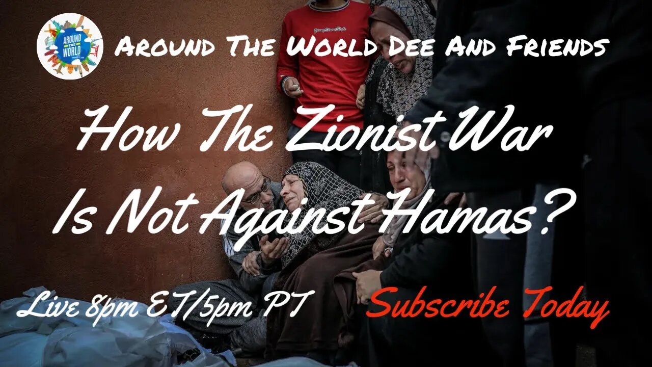 How The Zionist War Is Not Against Hamas?