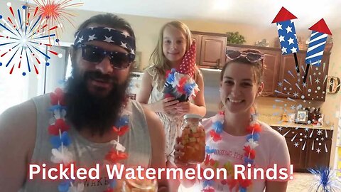 Happy 4th of July! Celebrate with Pickled Watermelon Rinds