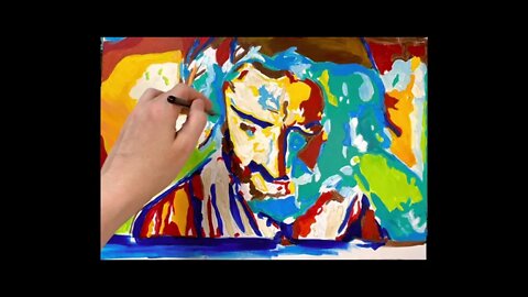 "A Praying Christ" | Inspired by "The Chosen" Series | Contemporary Christian Acrylic Painting
