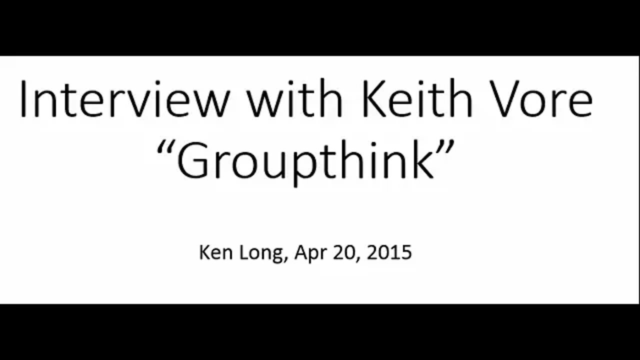 Groupthink interview