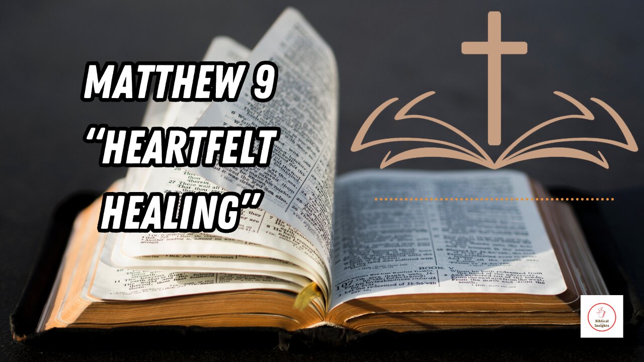 UNBINDING THE PAGES-BRINGING THE NEW TESTAMENT TO LIFE - MATTHEW 9