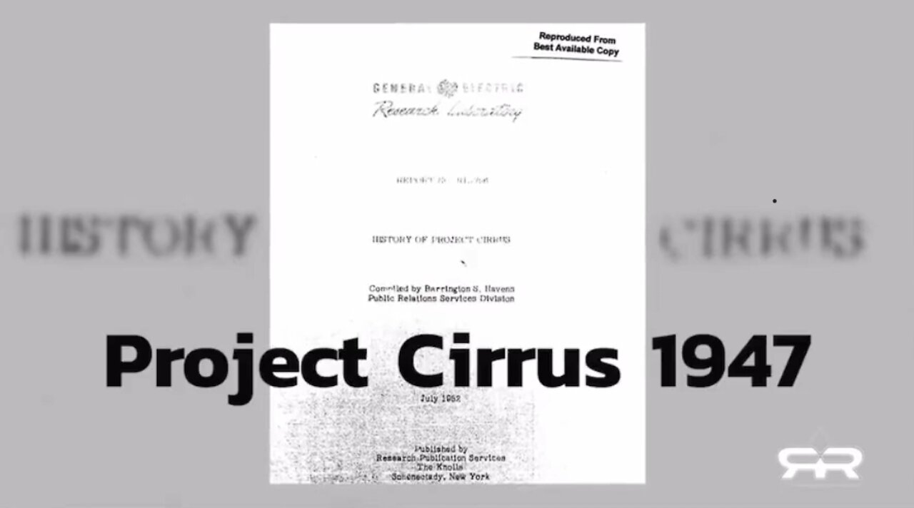 Project CIRRUS 1947 - WEATHER WARFARE