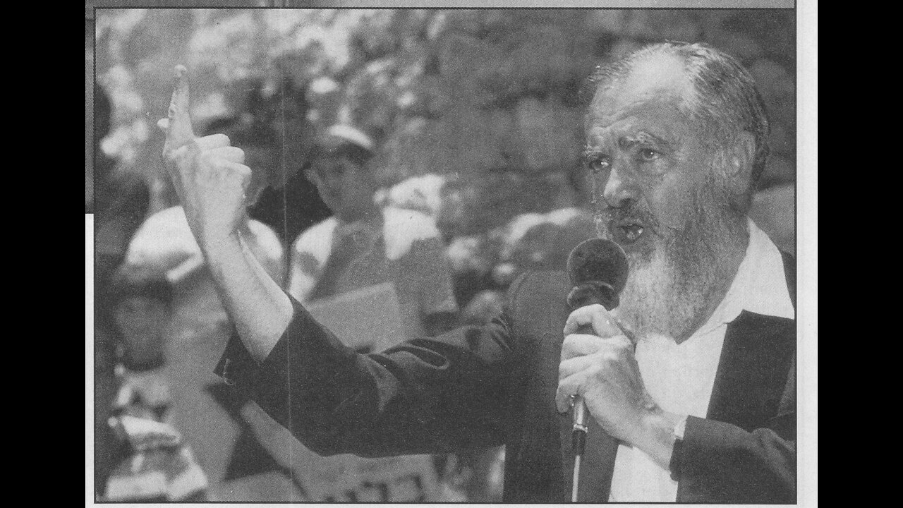 Rabbi Meir Kahane debating humanist rabbi Sherwin Wine