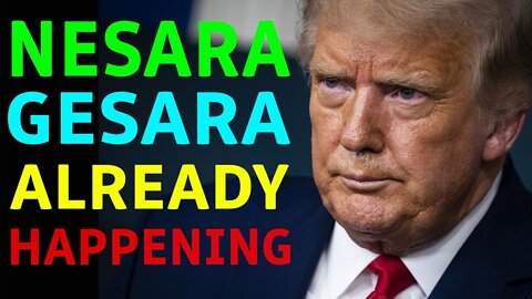 NESARA GESARA ALREADY HAPPENING - TRUMP NEWS