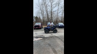 Kodiak 450 burnout