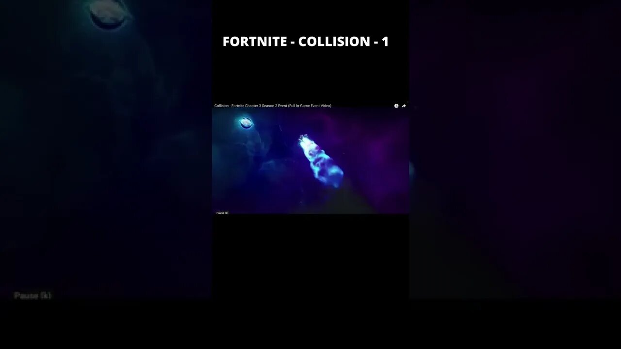 FORTNITE: COLLISION - 1. #shorts