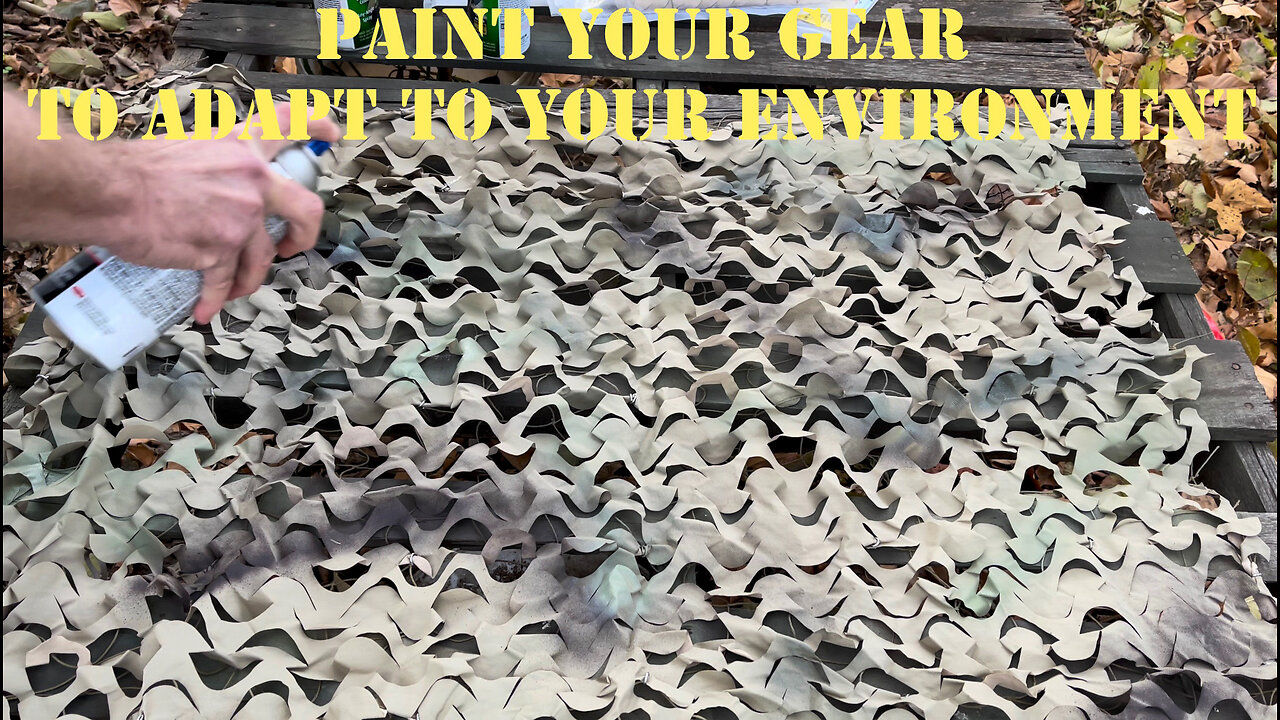 Paint Your Gear to Adapt to Your Environment