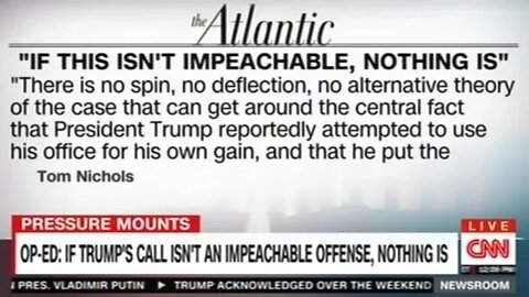 "IF THIS ISN'T IMPEACHABLE NOTHING IS!"