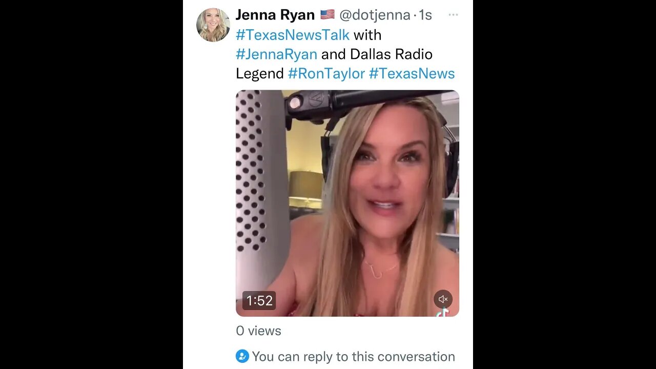 Announcing #TexasNewsTalk with Jenna Ryan and Cohost Ron Taylor