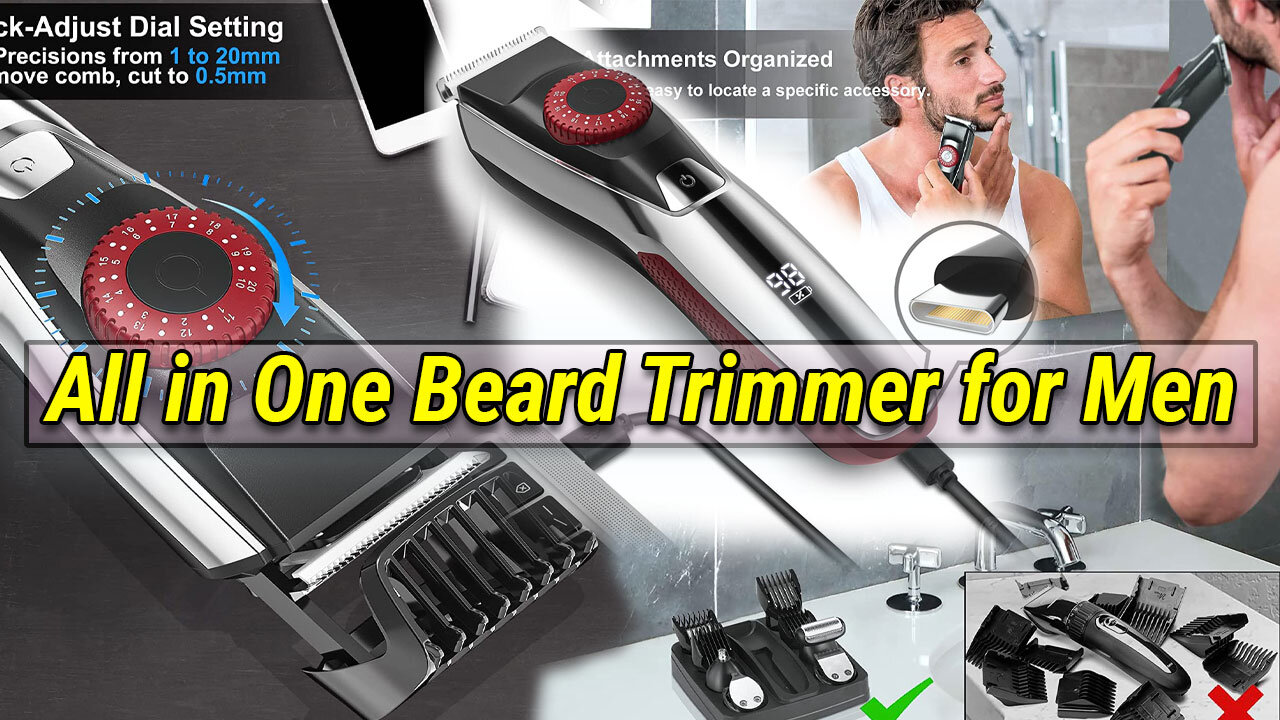 YABIFE All-in-One Beard Trimmer Review | Perfect Grooming Kit for Men