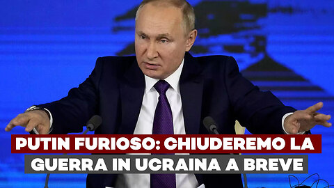 PUTIN FURIOSO per l'ATTENTANTO a MOSCA: CHIUDEREMO la GUERRA in UCRAINA a BREVE