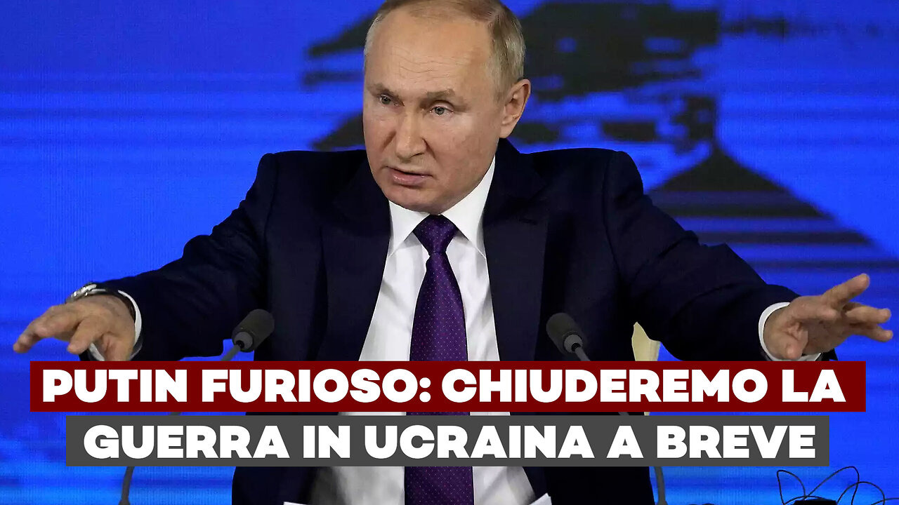 PUTIN FURIOSO per l'ATTENTANTO a MOSCA: CHIUDEREMO la GUERRA in UCRAINA a BREVE